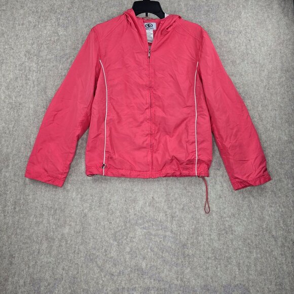 Athletic Works Womens Coral Zip-Up Lightweight Jacket Size M Polyester - Picture 1 of 10